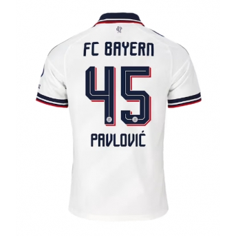 Bayern Munich Aleksandar Pavlovic #45 Maglia Gara Trasferta Repliche 2026-27 Maniche Corte